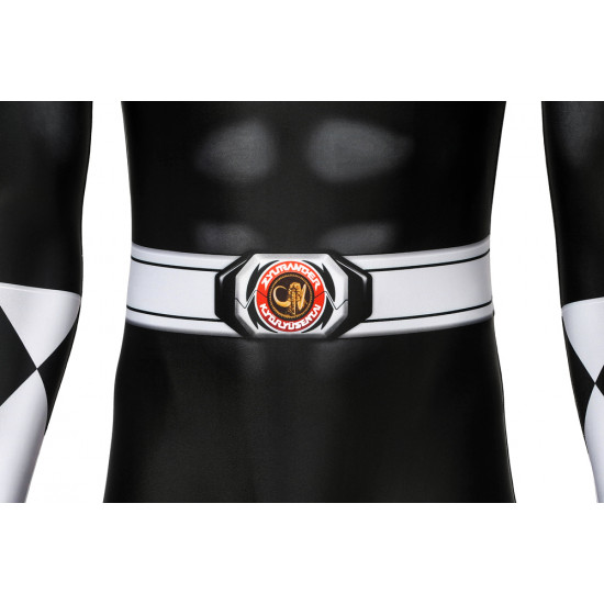 Power Rangers Zack Black Ranger 3D Jumpsuit