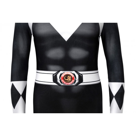 Power Rangers Zack Black Ranger Kids 3D Jumpsuit Power Rangers Zack Black Ranger Kids 3D Jumpsuit