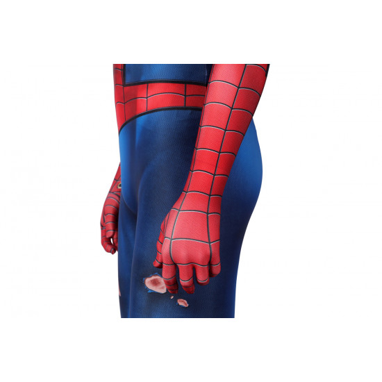 PS5 Spider-Man Classic Suit Damaged Version Jumpsuit PS5 Spider-Man Classic Suit Damaged Version Jumpsuit