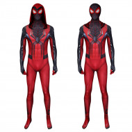 PS5 Spider-Man Crimson Cowl Suit Cosplay Jumpsuit