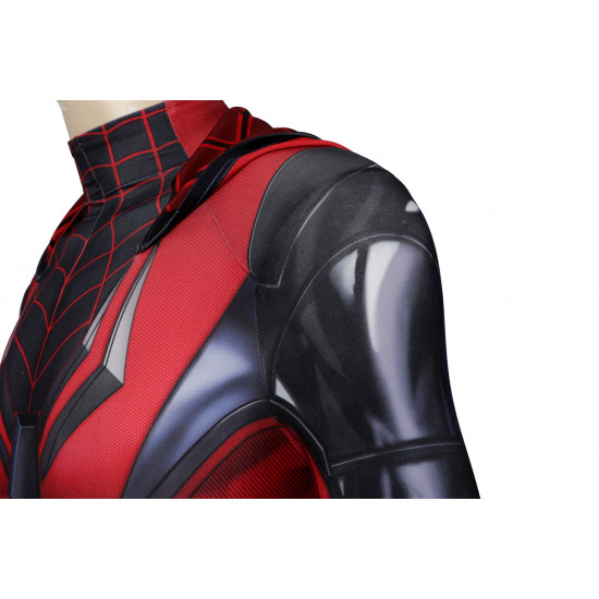PS5 Spider-Man Crimson Cowl Suit Cosplay Jumpsuit PS5 Spider-Man Crimson Cowl Suit Cosplay Jumpsuit