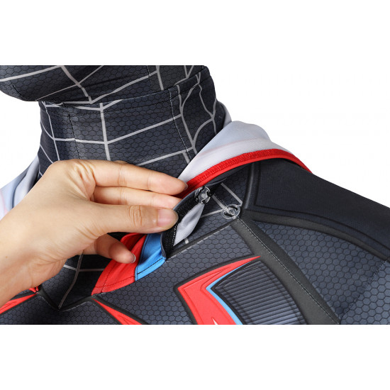 PS5 Spider-Man Miles Morales 2099 Suit Cosplay Jumpsuit