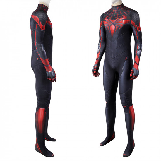 PS5 Spider-Man Miles Morales Advanced Tech Suit Cosplay Jumpsuit PS5 Spider-Man Miles Morales Advanced Tech Suit Cosplay Jumpsuit
