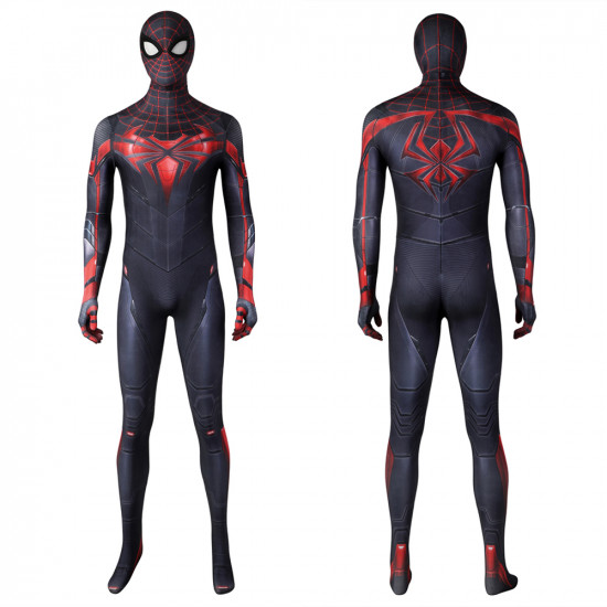 PS5 Spider-Man Miles Morales Advanced Tech Suit Cosplay Jumpsuit PS5 Spider-Man Miles Morales Advanced Tech Suit Cosplay Jumpsuit