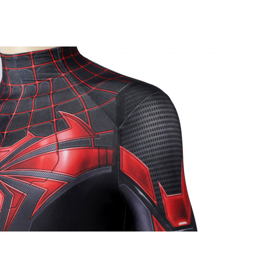 PS5 Spider-Man Miles Morales Advanced Tech Suit Cosplay Jumpsuit PS5 Spider-Man Miles Morales Advanced Tech Suit Cosplay Jumpsuit