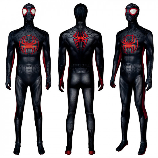 PS5 Spider-Man Miles Morales Cosplay Black Jumpsuit PS5 Spider-Man Miles Morales Cosplay Black Jumpsuit