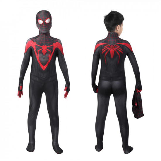 PS5 Spider-Man Miles Morales Suit V2 Kids Jumpsuit PS5 Spider-Man Miles Morales Suit V2 Kids Jumpsuit
