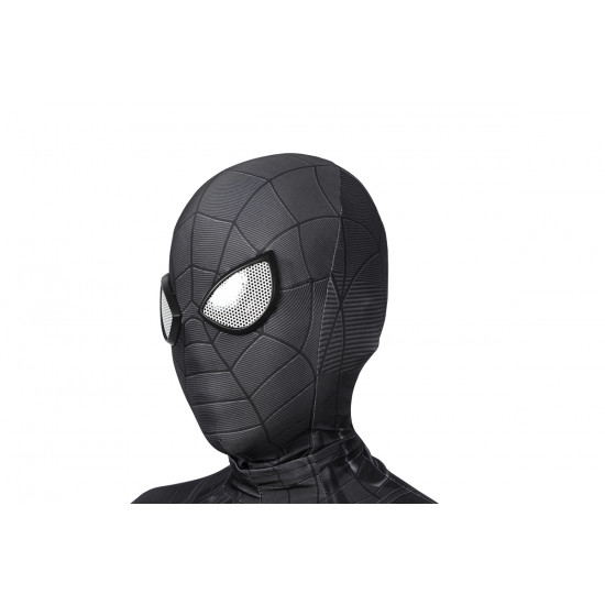 PS5 Spider-Man Miles Morales Symbiote Black Suit Kids Jumpsuit