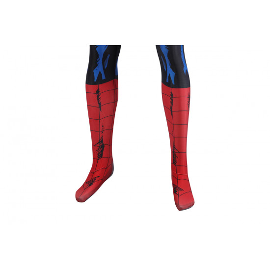 PS5 Spider-Man Vintage Comic Book Suit Jumpsuit