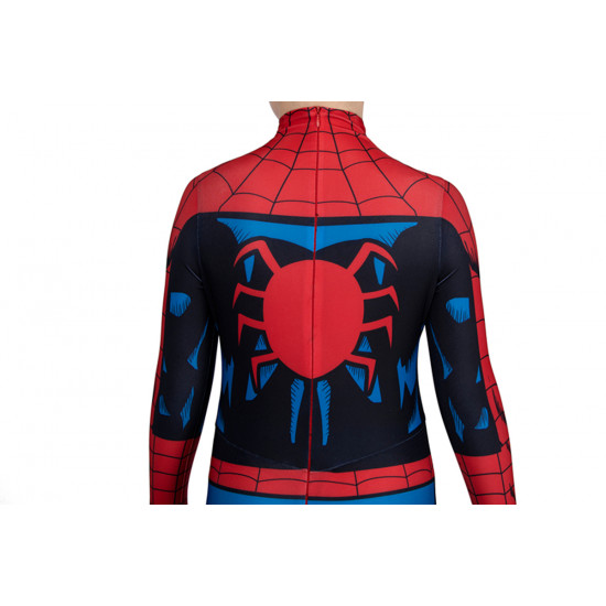PS5 Spider-Man Vintage Comic Book Suit Kids Jumpsuit PS5 Spider-Man Vintage Comic Book Suit Kids Jumpsuit
