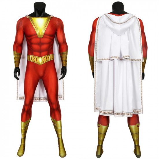 Shazam Billy Baston 3D Cosplay Jumpsuit Shazam Billy Baston 3D Cosplay Jumpsuit