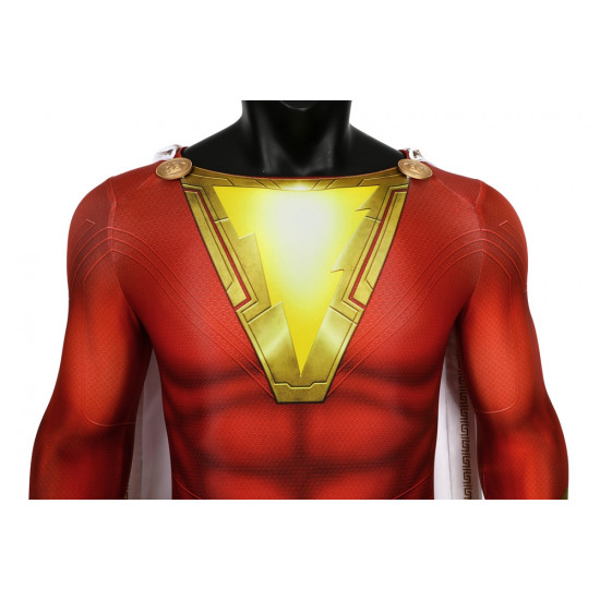 Shazam Billy Baston 3D Cosplay Jumpsuit Shazam Billy Baston 3D Cosplay Jumpsuit
