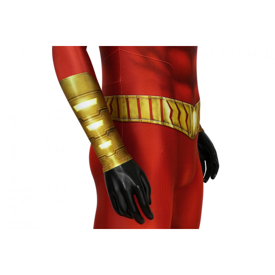 Shazam Billy Baston 3D Cosplay Jumpsuit Shazam Billy Baston 3D Cosplay Jumpsuit