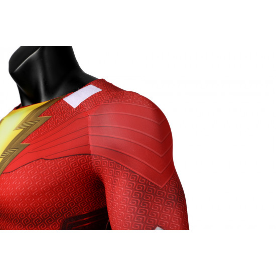Shazam Fury of the Gods Shazam Cosplay Suit 3D Jumpsuit Shazam Fury of the Gods Shazam Cosplay Suit 3D Jumpsuit