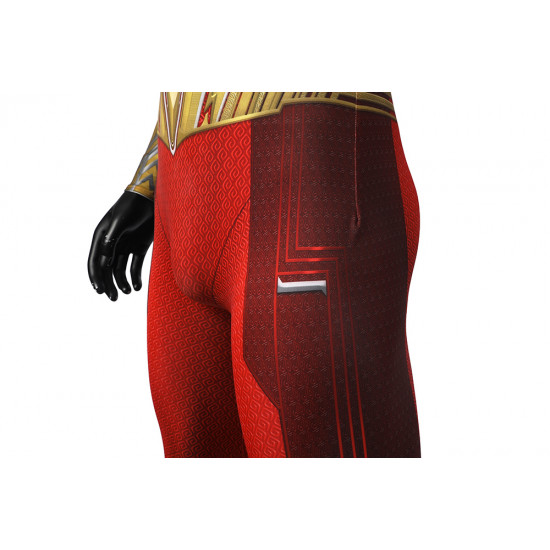 Shazam Fury of the Gods Shazam Cosplay Suit 3D Jumpsuit Shazam Fury of the Gods Shazam Cosplay Suit 3D Jumpsuit