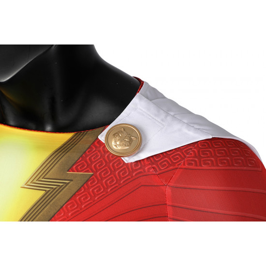 Shazam Fury of the Gods Shazam Cosplay Suit 3D Jumpsuit Shazam Fury of the Gods Shazam Cosplay Suit 3D Jumpsuit