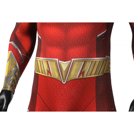 Shazam Fury of the Gods Shazam Cosplay Suit 3D Jumpsuit Shazam Fury of the Gods Shazam Cosplay Suit 3D Jumpsuit