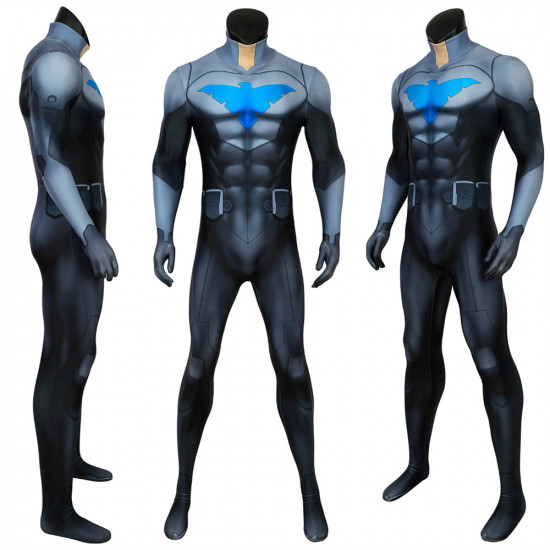 Son of Batman Nightwing Cosplay Jumpsuit Son of Batman Nightwing Cosplay Jumpsuit