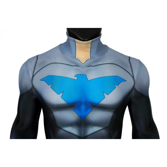 Son of Batman Nightwing Cosplay Jumpsuit Son of Batman Nightwing Cosplay Jumpsuit