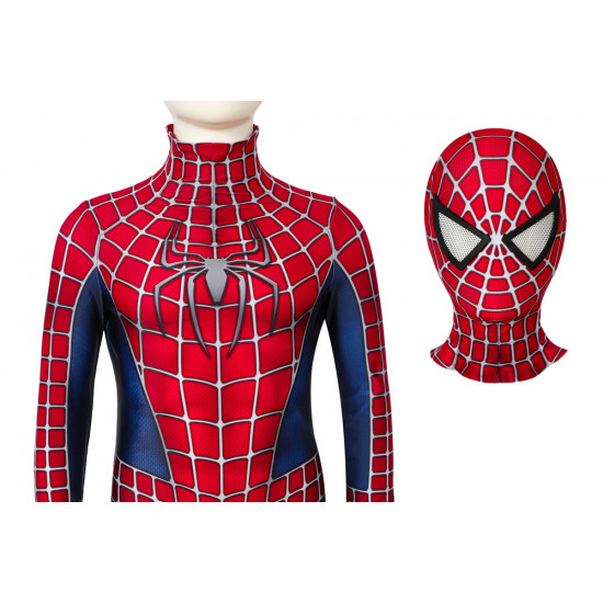 Spider-Man 2 Tobey Maguire Spiderman 3D Kids Jumpsuit Spider-Man 2 Tobey Maguire Spiderman 3D Kids Jumpsuit