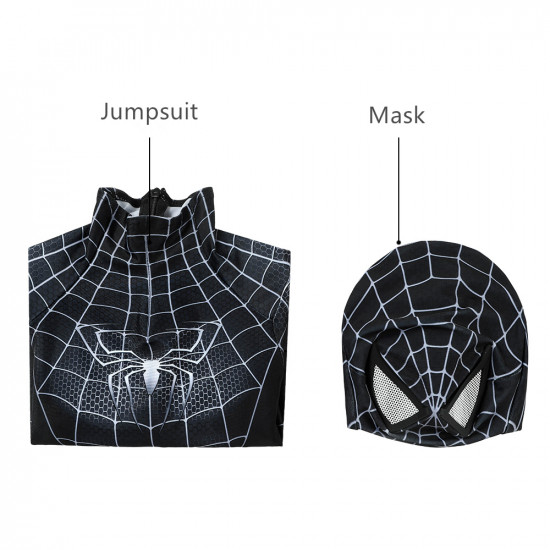Spider-Man 3 Eddie Brock Venom Kids 3D Jumpsuit