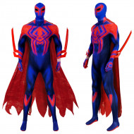 Spider-Man Across the Spider-Verse Cosplay Jumpsuit with Cloak