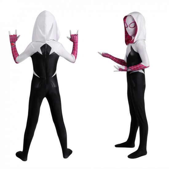 Spider-Man Across The Spider-Verse Gwen Kids Jumpsuit Spider-Man Across The Spider-Verse Gwen Kids Jumpsuit