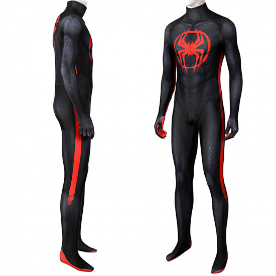 Spider-Man: Across the Spider-Verse Miles Morales Zentai Jumpsuit Spider-Man: Across the Spider-Verse Miles Morales Zentai Jumpsuit