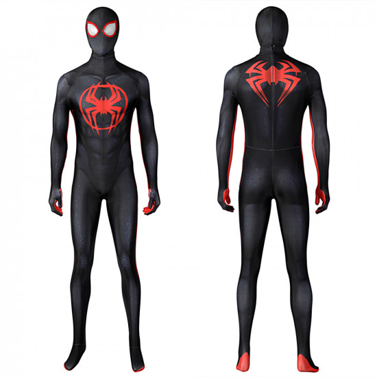 Spider-Man: Across the Spider-Verse Miles Morales Zentai Jumpsuit Spider-Man: Across the Spider-Verse Miles Morales Zentai Jumpsuit