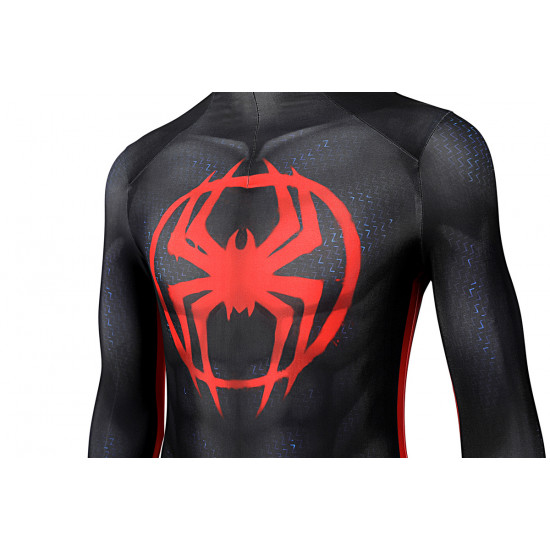 Spider-Man: Across the Spider-Verse Miles Morales Zentai Jumpsuit Spider-Man: Across the Spider-Verse Miles Morales Zentai Jumpsuit