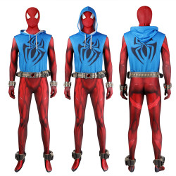 Spider-Man Across The Spider-Verse Scarlet Spider Ben Reilly Jumpsuit