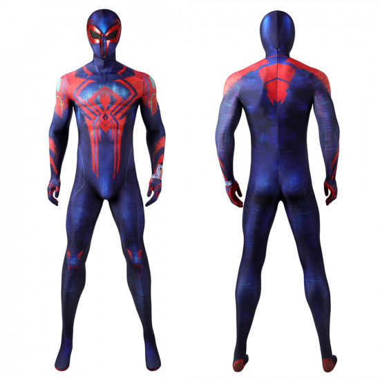 Spider-Man Across The Spider-Verse Spider-Man 2099 Cosplay Jumpsuit Spider-Man Across The Spider-Verse Spider-Man 2099 Cosplay Jumpsuit