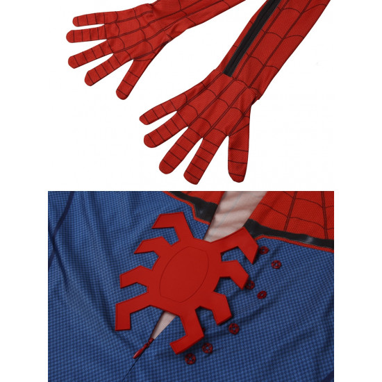 Spider Man Homecoming Peter Benjamin Parker Spiderman Cosplay Jumpsuit