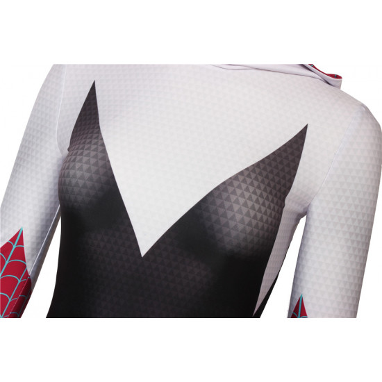 Spider-Man Into the Spider-Verse Gwen 3D Zentai Jumpsuit Spider-Man Into the Spider-Verse Gwen 3D Zentai Jumpsuit