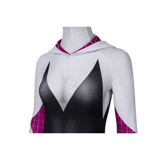 Spider-Man Into The Spider-Verse Gwen Stacy 3D Zentai Jumpsuit