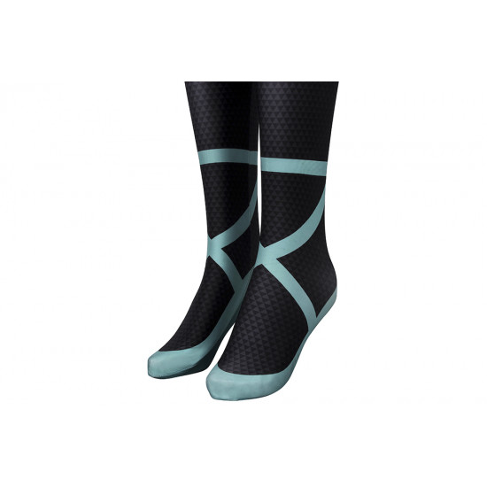 Spider-Man Into The Spider-Verse Gwen Stacy 3D Zentai Jumpsuit