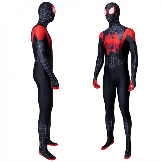 Spider-Man Into the Spider-Verse Miles Morales 3D Jumpsuit Zentai Spider-Man Into the Spider-Verse Miles Morales 3D Jumpsuit Zentai