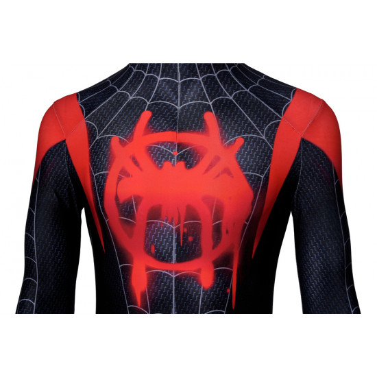 Spider-Man Into the Spider-Verse Miles Morales 3D Jumpsuit Zentai Spider-Man Into the Spider-Verse Miles Morales 3D Jumpsuit Zentai
