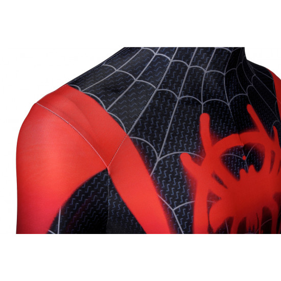 Spider-Man Into the Spider-Verse Miles Morales 3D Jumpsuit Zentai Spider-Man Into the Spider-Verse Miles Morales 3D Jumpsuit Zentai