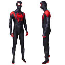 Spider-Man Into the Spider-Verse Miles Morales Zentai 3D Jumpsuit Spider-Man Into the Spider-Verse Miles Morales Zentai 3D Jumpsuit