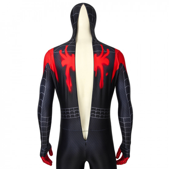 Spider-Man Into the Spider-Verse Miles Morales Zentai 3D Jumpsuit Spider-Man Into the Spider-Verse Miles Morales Zentai 3D Jumpsuit