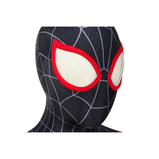 Spider-Man Into the Spider-Verse Miles Morales Zentai 3D Jumpsuit Spider-Man Into the Spider-Verse Miles Morales Zentai 3D Jumpsuit