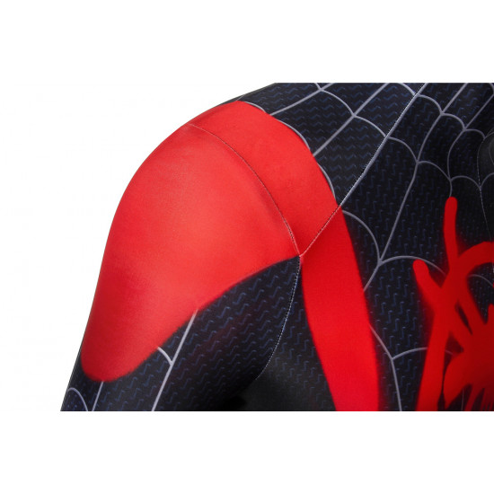Spider-Man Into the Spider-Verse Miles Morales Zentai 3D Jumpsuit Spider-Man Into the Spider-Verse Miles Morales Zentai 3D Jumpsuit