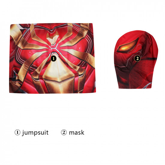 Spider-Man Iron Spider Armor Cosplay Jumpsuit Spider-Man Iron Spider Armor Cosplay Jumpsuit