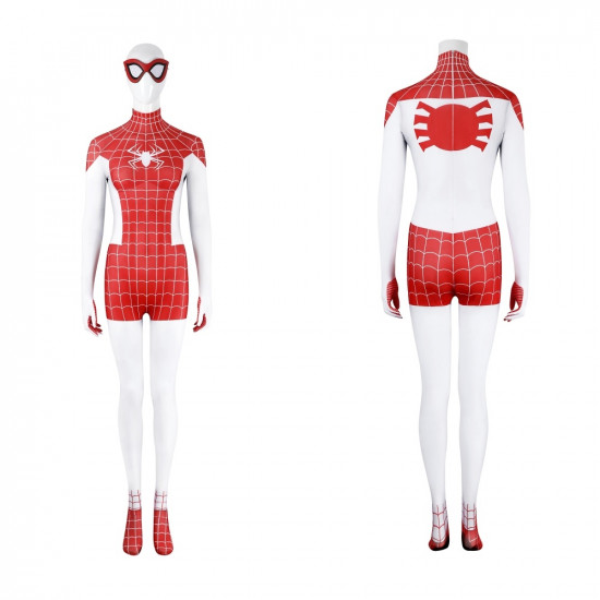 Spider-Man Mary Jane Watson Earth-18119 Crimson She-Devil Jumpsuit Spider-Man Mary Jane Watson Earth-18119 Crimson She-Devil Jumpsuit