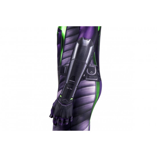 Spider-Man Miles Morales Purple Reign Suit Cosplay Jumpsuit Spider-Man Miles Morales Purple Reign Suit Cosplay Jumpsuit