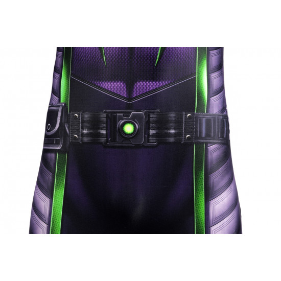 Spider-Man Miles Morales Purple Reign Suit Cosplay Jumpsuit Spider-Man Miles Morales Purple Reign Suit Cosplay Jumpsuit