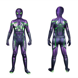 Spider-Man Miles Morales Purple Reign Suit Kids Jumpsuit Spider-Man Miles Morales Purple Reign Suit Kids Jumpsuit