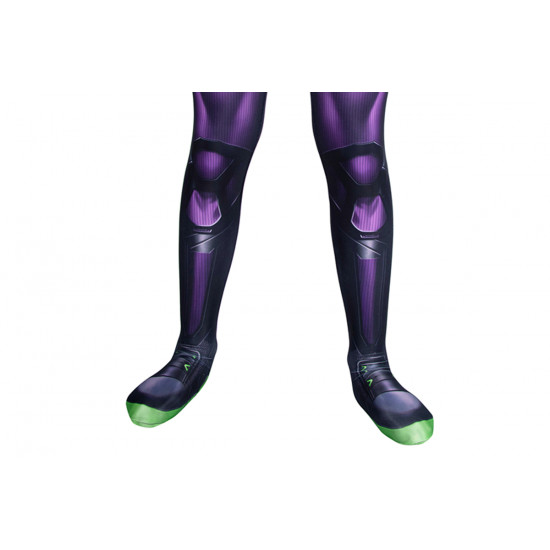 Spider-Man Miles Morales Purple Reign Suit Kids Jumpsuit Spider-Man Miles Morales Purple Reign Suit Kids Jumpsuit