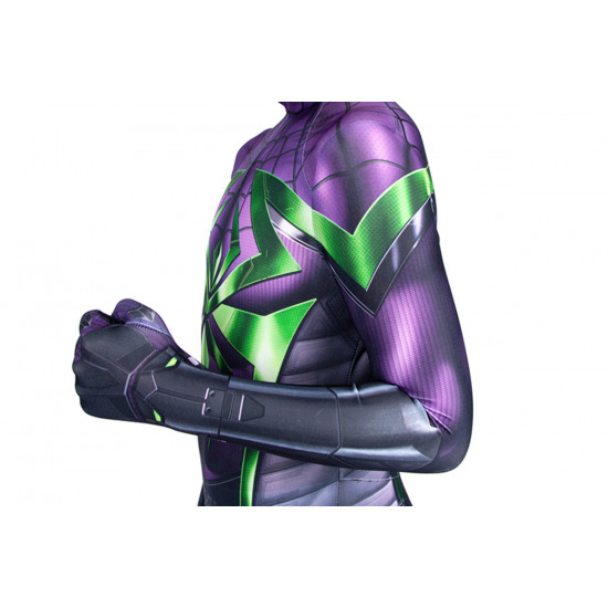 Spider-Man Miles Morales Purple Reign Suit Kids Jumpsuit Spider-Man Miles Morales Purple Reign Suit Kids Jumpsuit